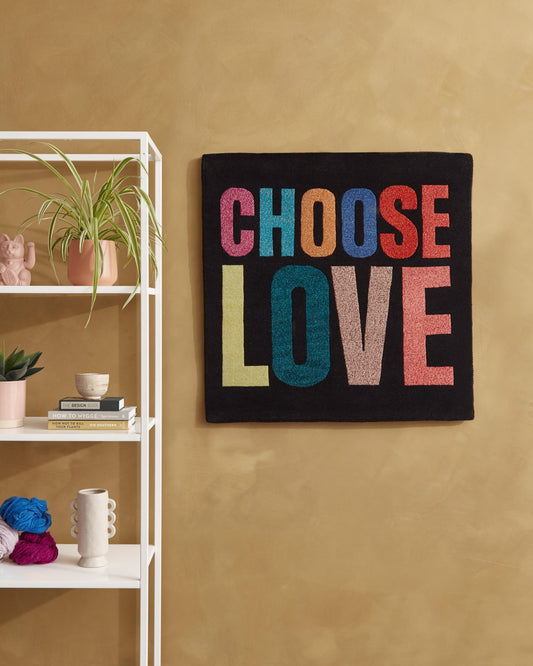 Choose Love Rug Art