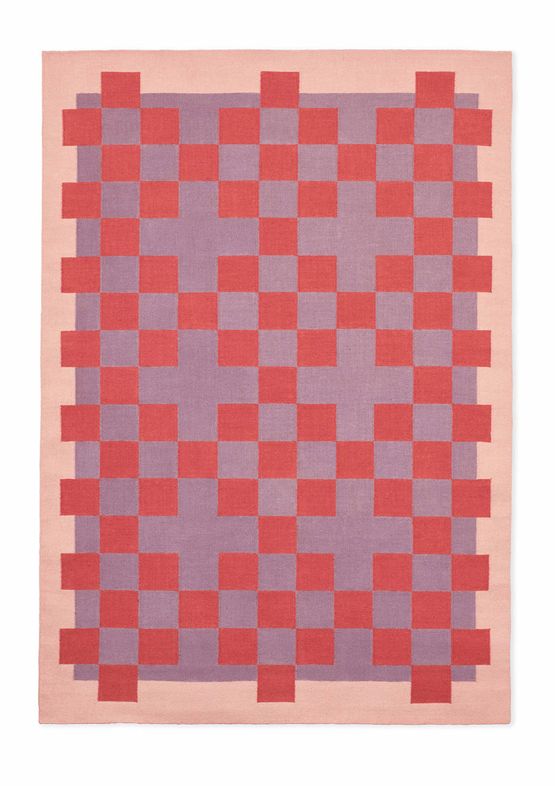 Din Din Choose Love Mono Pink 160cm 230cm Flatweave Rug Low Res1website resizing 0015