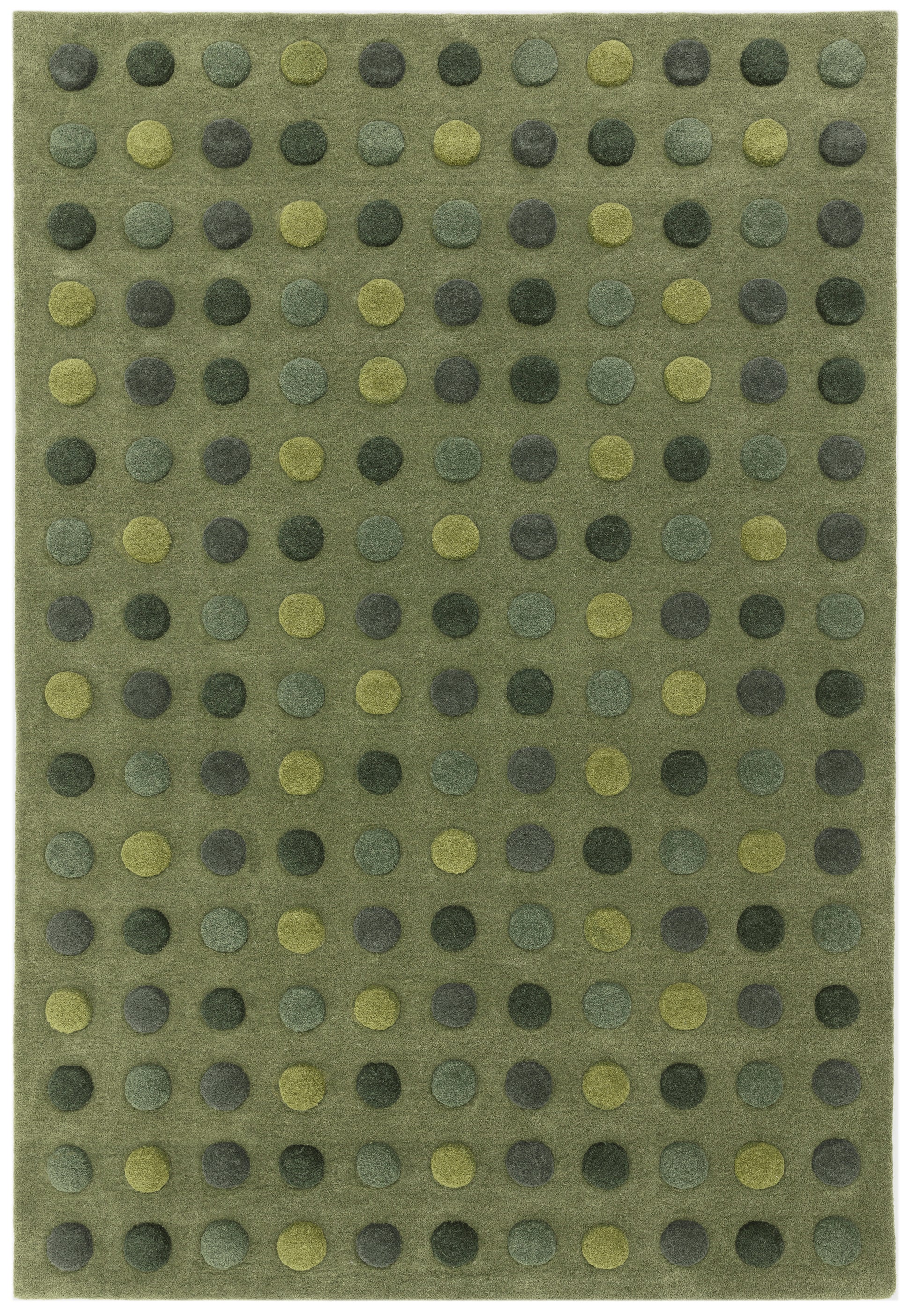 Dotty Green Rug