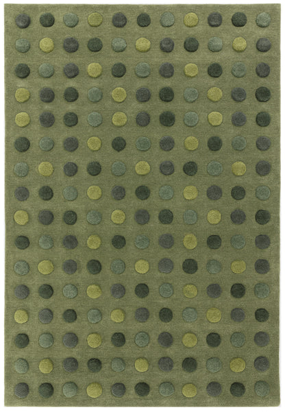 Dotty Green Rug