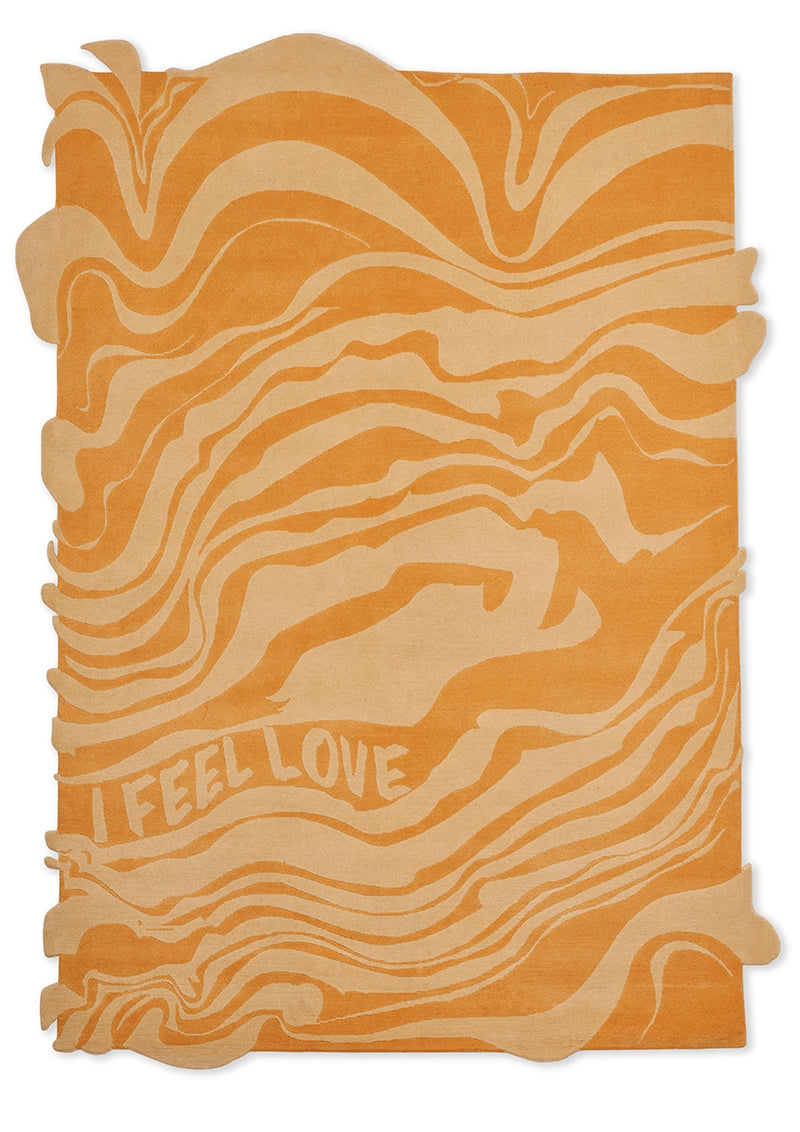 I feel love orange henry holland hand knotted rug website resizing